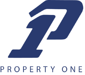 A blue number 2 with the words PROPERTY ONE below it.